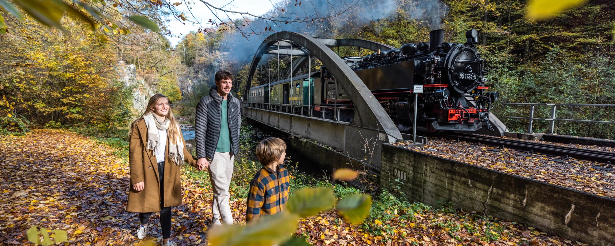 Wei&szlig;eritztalbahn im Rabenauer Grund