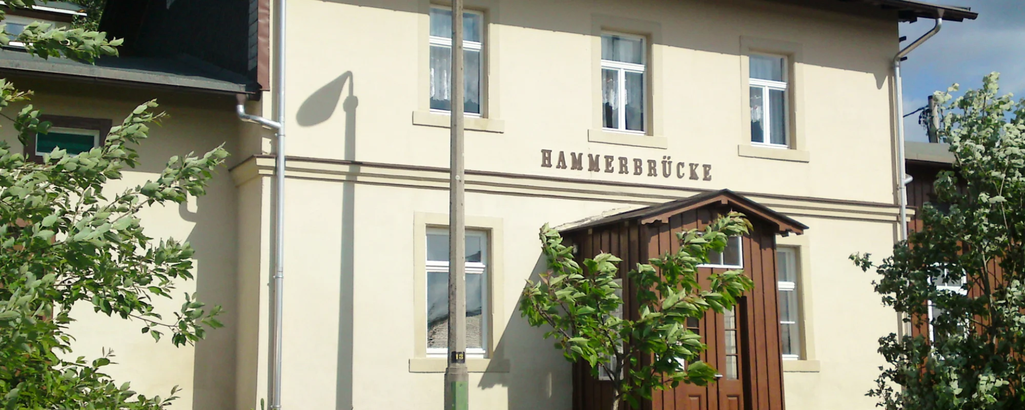 Ferienwohnung Historischer Bahnhof Hammerbr&uuml;cke