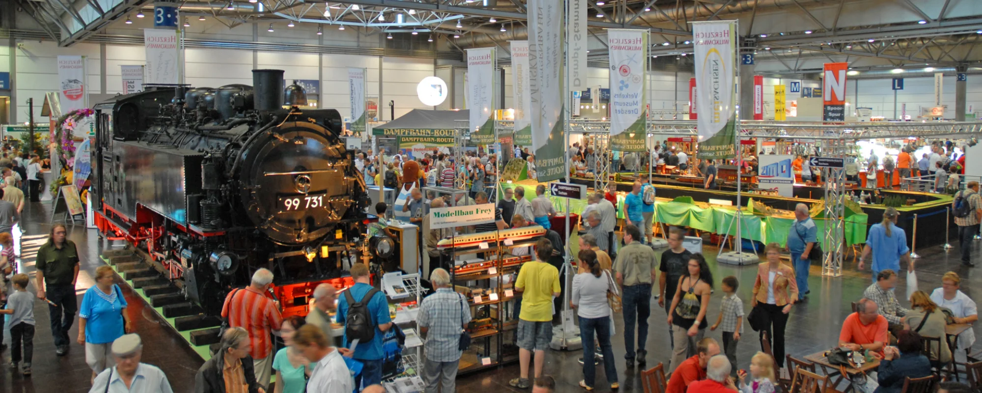 Hobbymesse Leipzig &ndash; Partnermesse der DAMPFBAHN-ROUTE