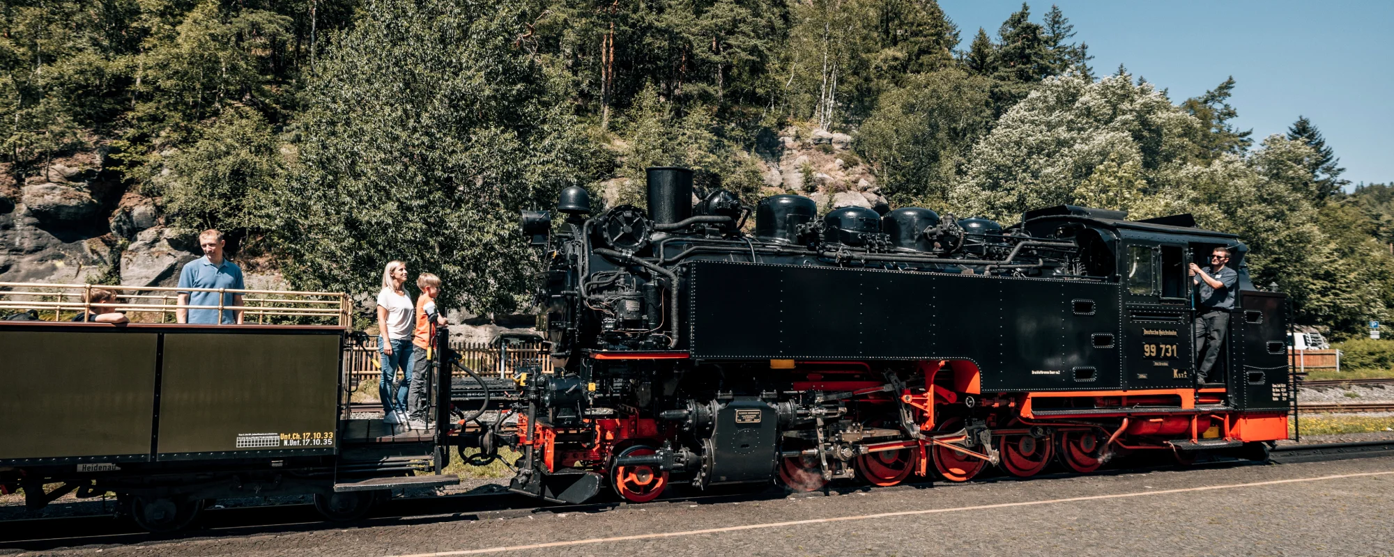 Zittauer Schmalspurbahn in Kurort Oybin
